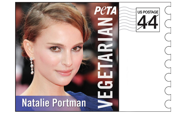 Natalie Portman Jadi Model Perangko Vegetarian