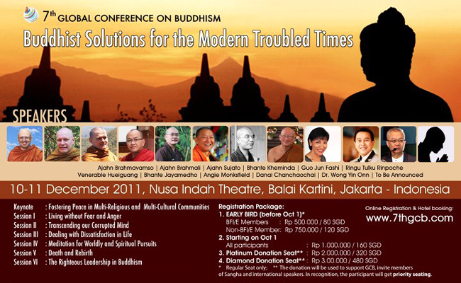 11 Pembicara 7th Global Conference on Buddhism