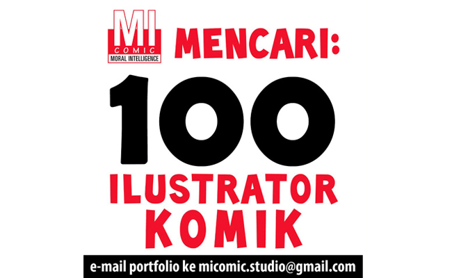 Dicari: 100 Ilustrator Komik!