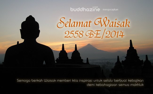 BuddhaZine Selamat Waisak 2558 BE/2014  BuddhaZine
