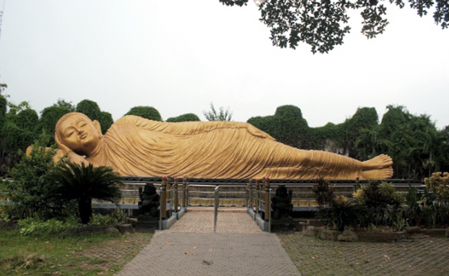 Maha Vihara Majapahit dan Patung Buddha Tidur, Ikon Mojokerto