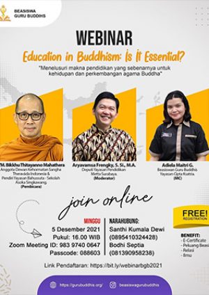 Education in Buddhism: Is it Essential?