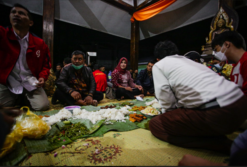 Pembukaan nyadran perdamaian 2022 di Dusun Krecek Gletuk Temanggung. Sumber Foto: Ngasiran